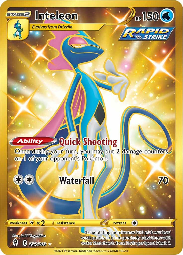 Pokemon | Inteleon (227/203) [Sword & Shield: Evolving Skies] | The Nerd Merchant