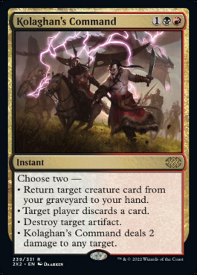 Magic | Kolaghan's Command [Double Masters 2022] | The Nerd Merchant