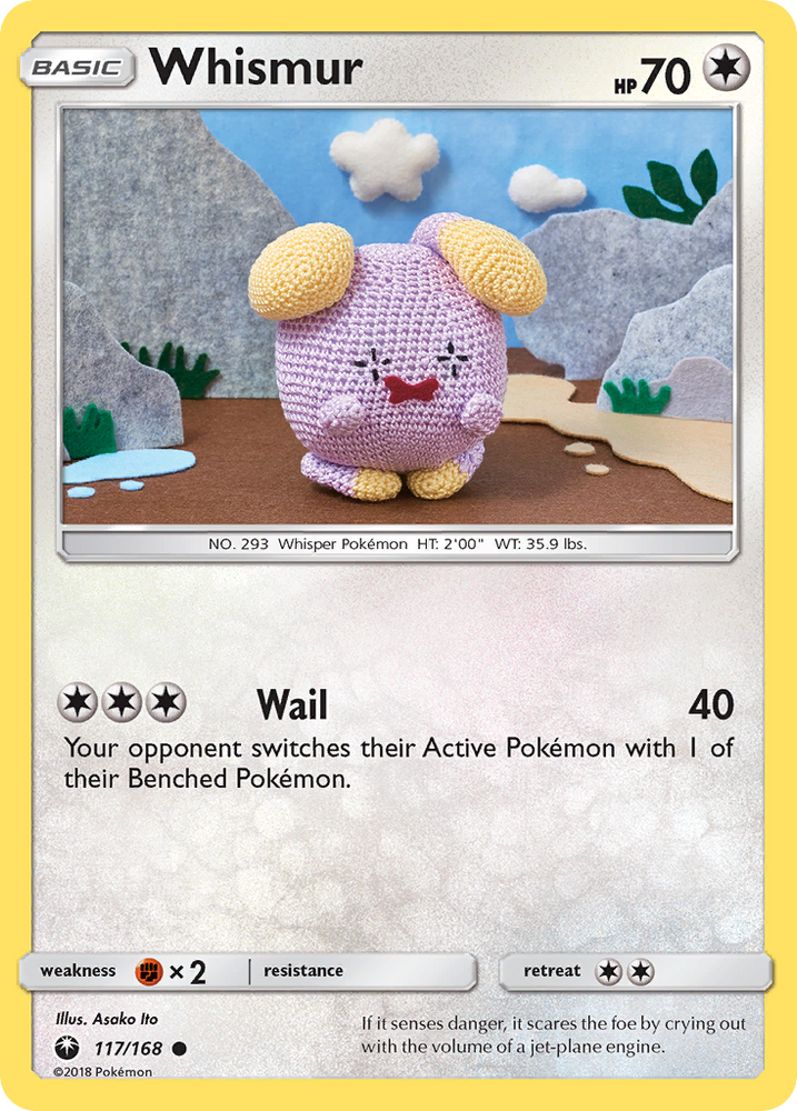 Pokemon | Whismur (117/168) [Sun & Moon: Celestial Storm] | The Nerd Merchant