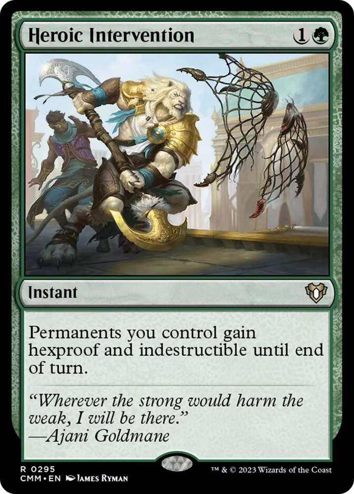 Magic | Heroic Intervention [Commander Masters] | The Nerd Merchant