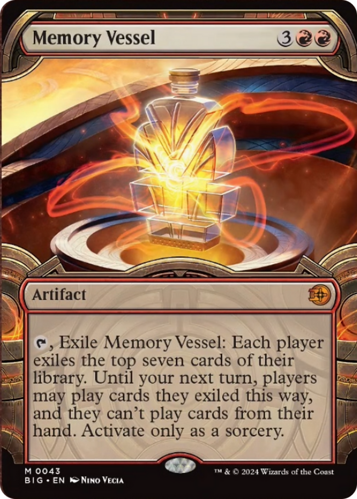 Magic | Memory Vessel (Showcase) [Outlaws of Thunder Junction: The Big Score] | The Nerd Merchant