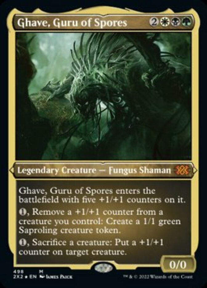 Magic | Ghave, Guru of Spores (Foil Etched) [Double Masters 2022] | The Nerd Merchant