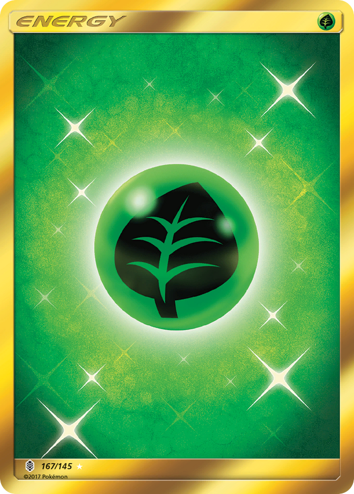 Pokemon | Grass Energy (167/145) [Sun & Moon: Guardians Rising] | The Nerd Merchant