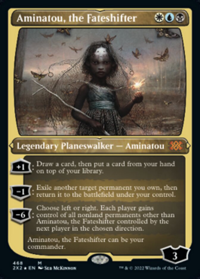 Magic | Aminatou, the Fateshifter (Foil Etched) [Double Masters 2022] | The Nerd Merchant