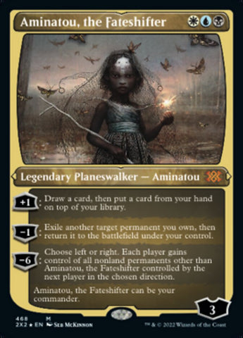 Magic | Aminatou, the Fateshifter (Foil Etched) [Double Masters 2022] | The Nerd Merchant
