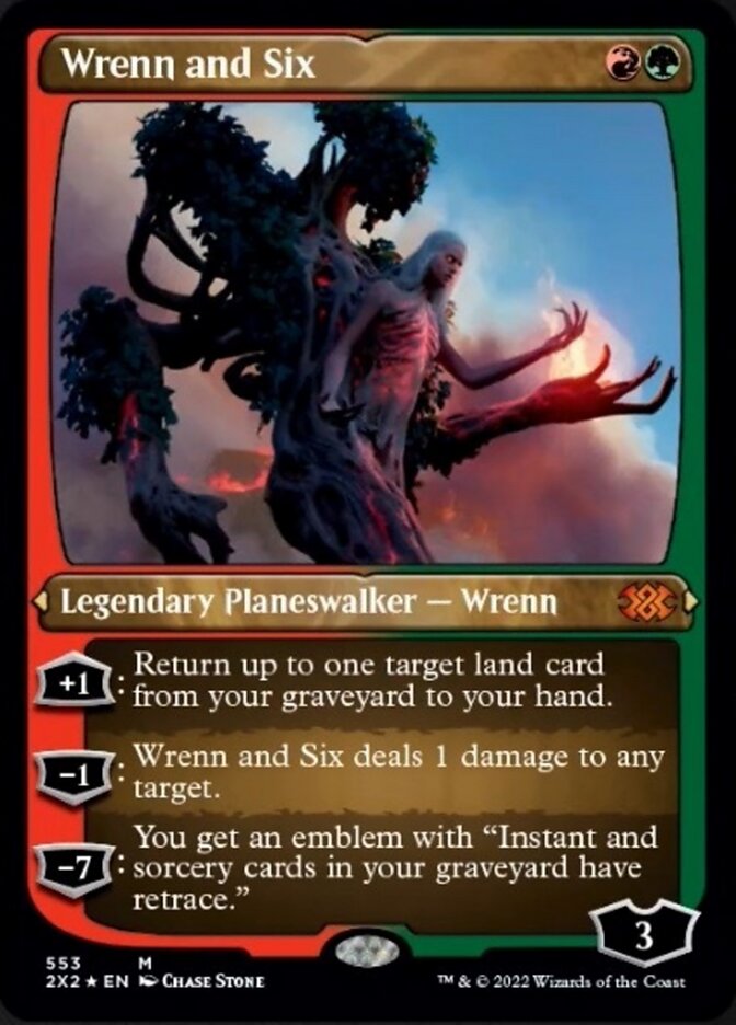 Magic | Wrenn and Six (Foil Etched) [Double Masters 2022] | The Nerd Merchant