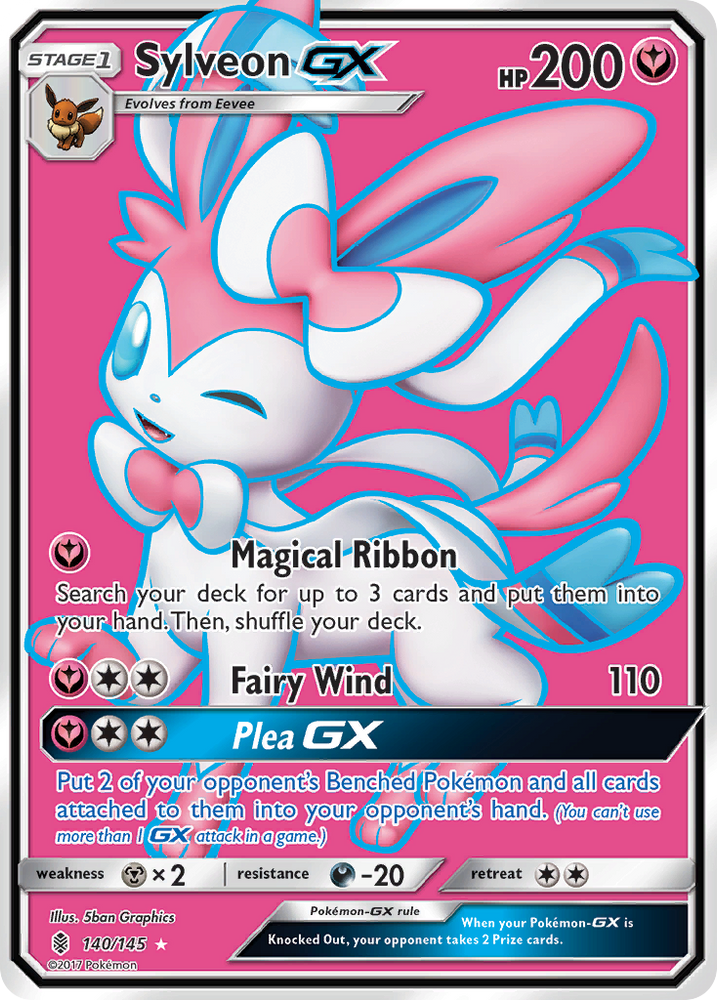 Pokemon | Sylveon GX (140/145) [Sun & Moon: Guardians Rising] | The Nerd Merchant