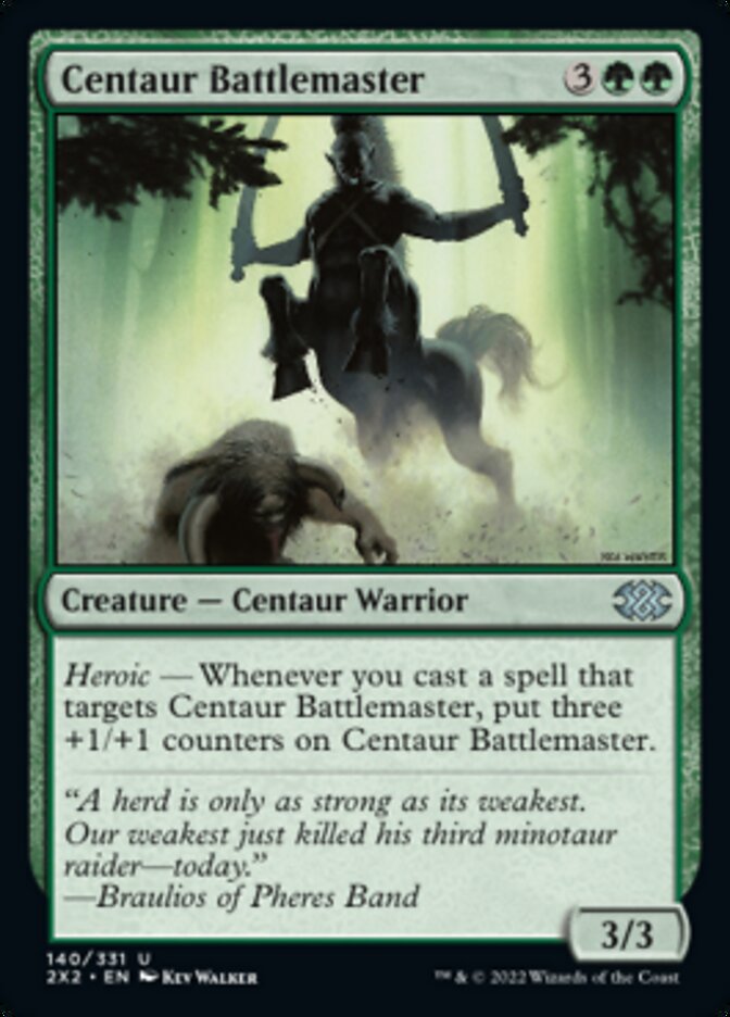 Magic | Centaur Battlemaster [Double Masters 2022] | The Nerd Merchant