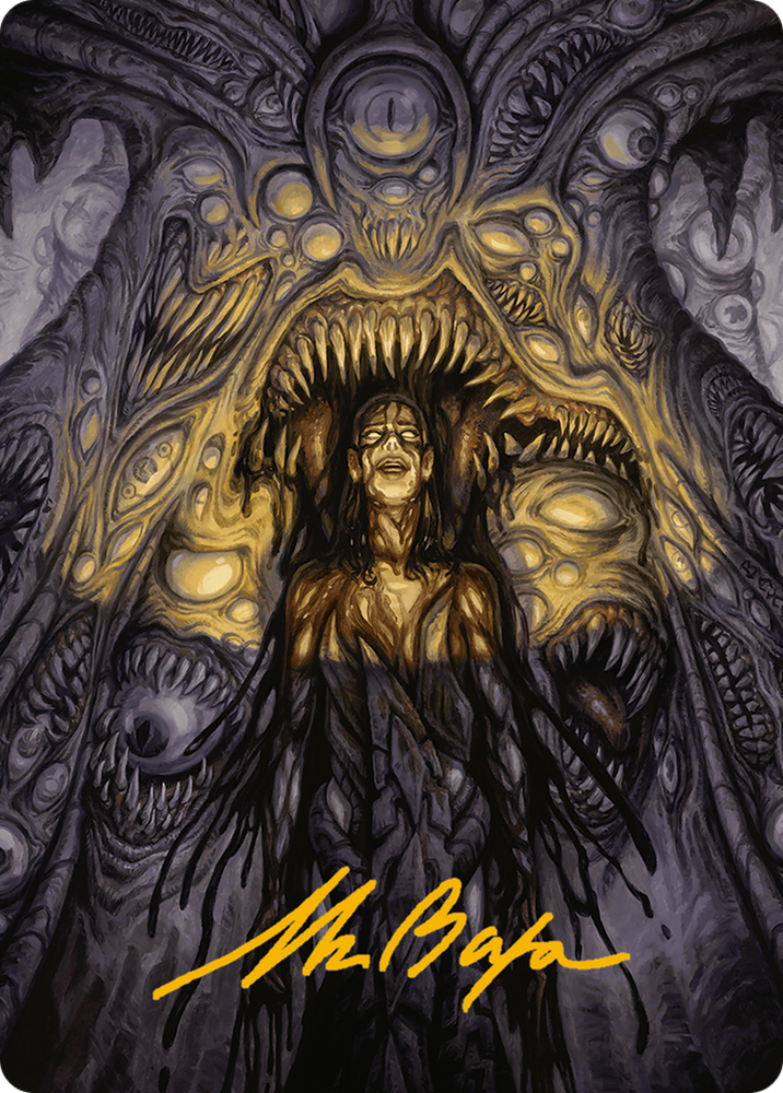 Magic | Chthonian Nightmare Art Card (Gold-Stamped Signature) [Modern Horizons 3 Art Series] | The Nerd Merchant
