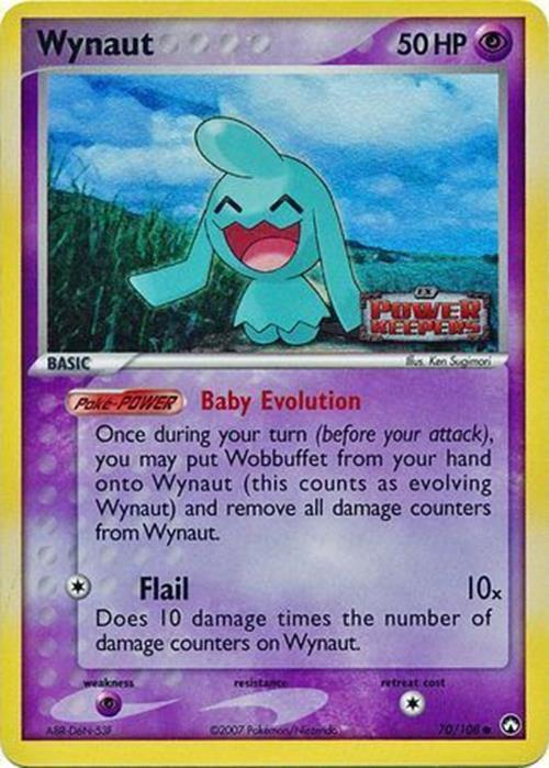 Pokemon | Wynaut (70/108) (Stamped) [EX: Power Keepers] | The Nerd Merchant