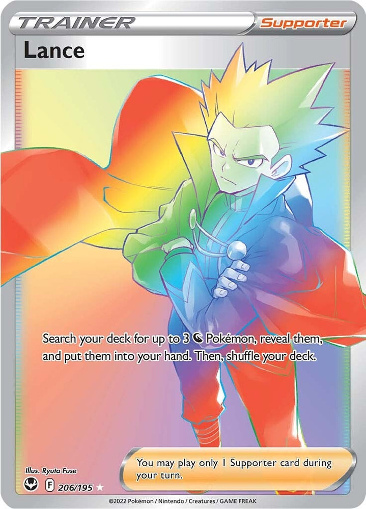 Pokemon | Lance (206/195) [Sword & Shield: Silver Tempest] | The Nerd Merchant