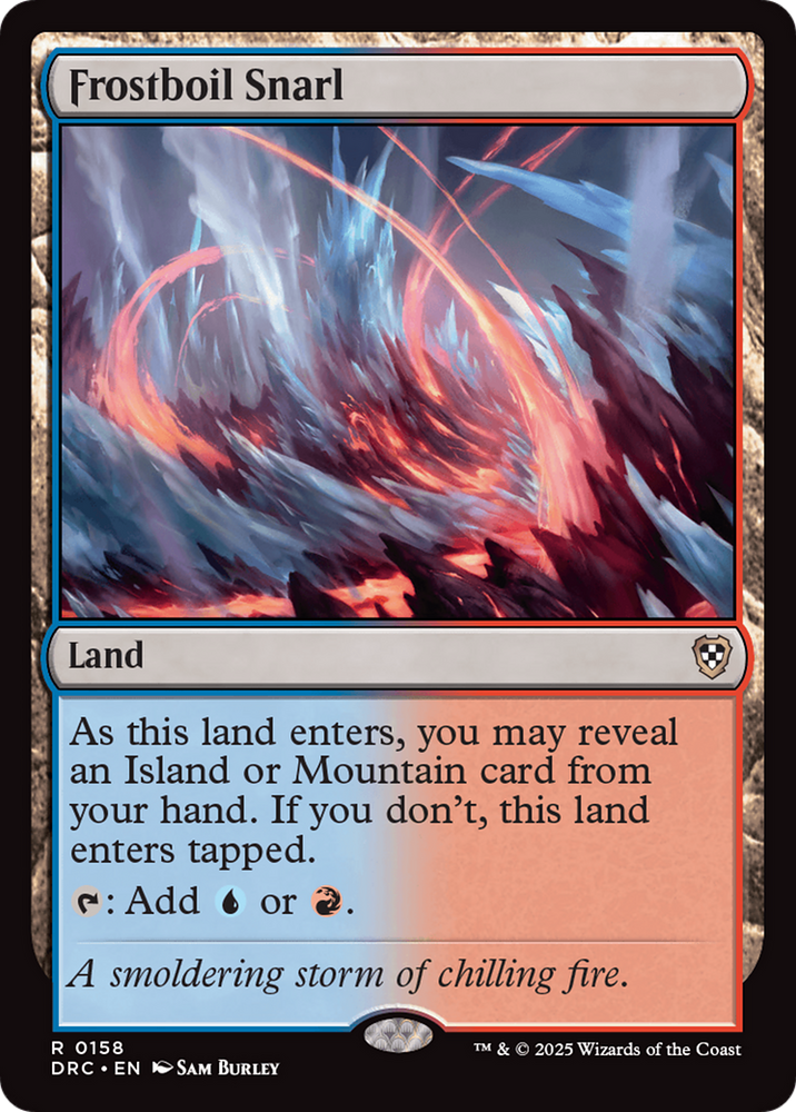 Magic | Frostboil Snarl [Aetherdrift Commander] | The Nerd Merchant