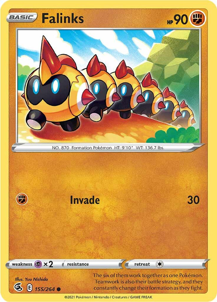 Pokemon | Falinks (155/264) [Sword & Shield: Fusion Strike] | The Nerd Merchant