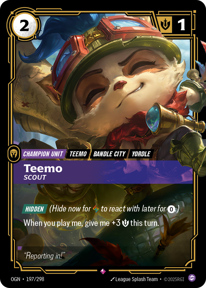 Teemo, Scout (Foil) - Origins #197
