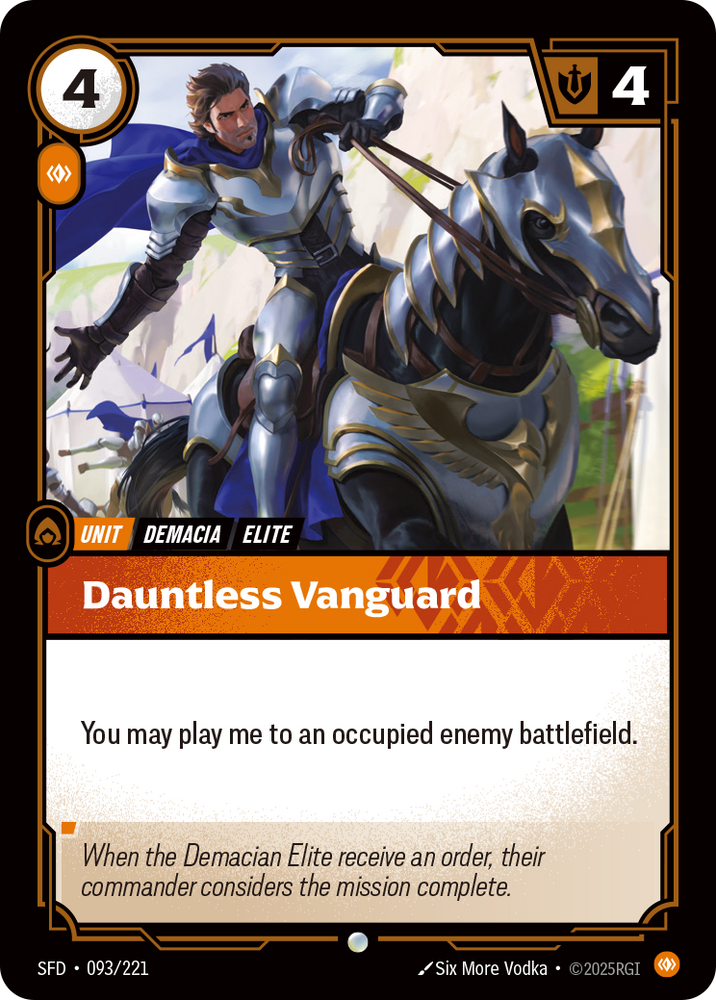 Dauntless Vanguard (Foil) - Spiritforged #93