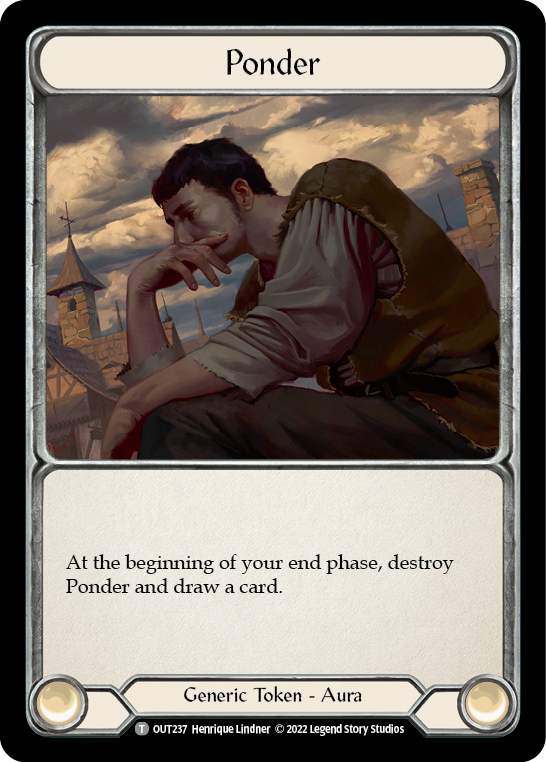 Flesh and Blood TCG | Ponder [OUT237] (Outsiders) | The Nerd Merchant