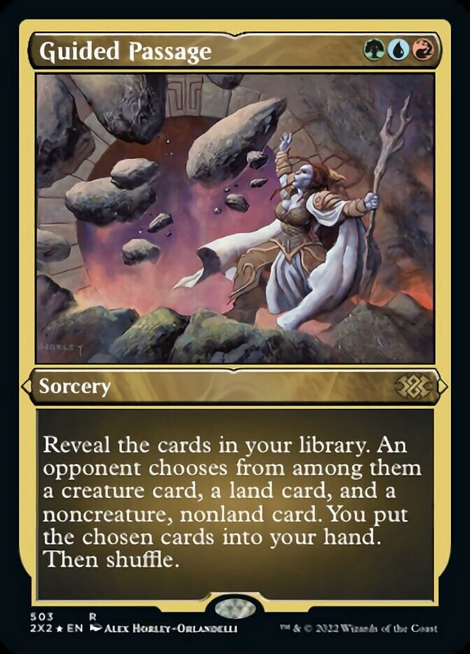 Magic | Guided Passage (Foil Etched) [Double Masters 2022] | The Nerd Merchant
