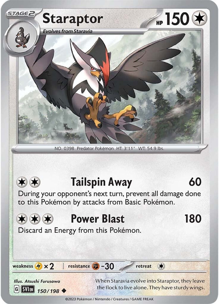 Pokemon | Staraptor (150/198) [Scarlet & Violet: Base Set] | The Nerd Merchant