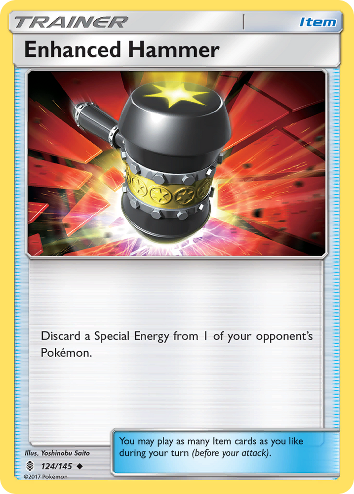 Pokemon | Enhanced Hammer (124/145) [Sun & Moon: Guardians Rising] | The Nerd Merchant
