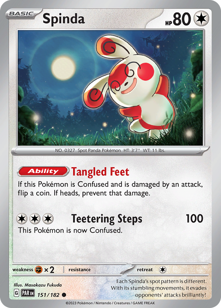 Pokemon | Spinda (151/182) [Scarlet & Violet: Paradox Rift] | The Nerd Merchant