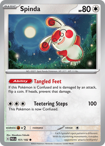 Pokemon | Spinda (151/182) [Scarlet & Violet: Paradox Rift] | The Nerd Merchant