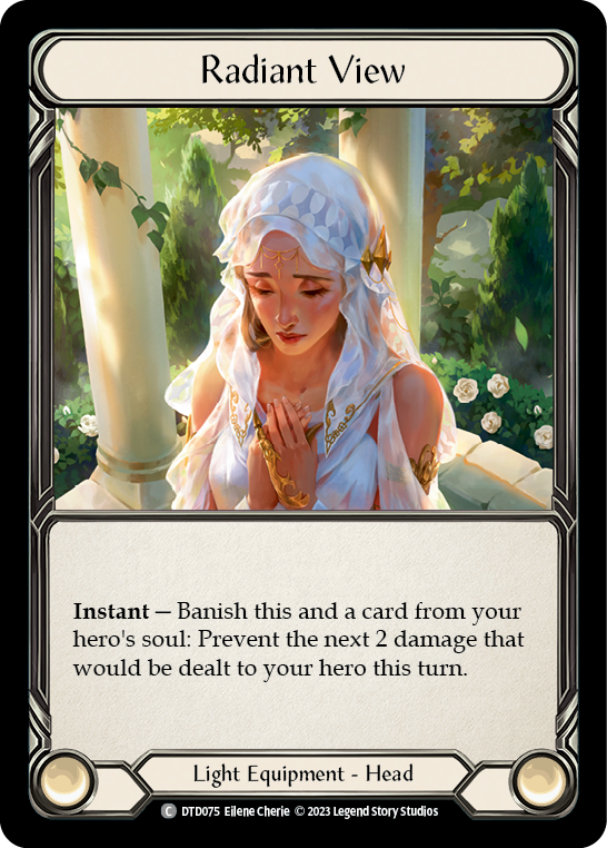 Flesh and Blood TCG | Radiant View [DTD075] (Dusk Till Dawn)  Cold Foil | The Nerd Merchant