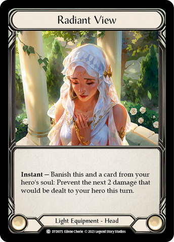 Flesh and Blood TCG | Radiant View [DTD075] (Dusk Till Dawn)  Cold Foil | The Nerd Merchant