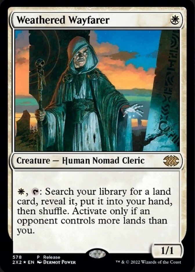 Magic | Weathered Wayfarer (Preview Promo) [Double Masters 2022] | The Nerd Merchant