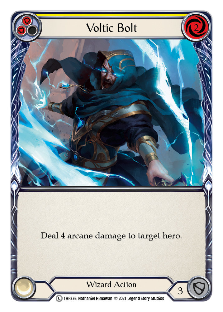 Flesh and Blood TCG | Voltic Bolt (Yellow) [1HP336] (History Pack 1) | The Nerd Merchant
