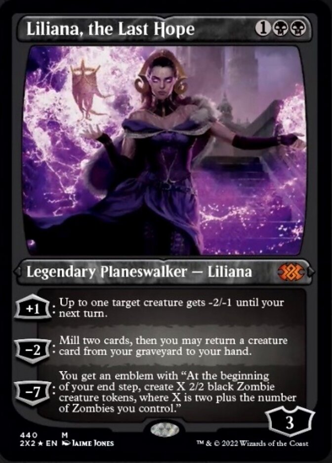 Magic | Liliana, the Last Hope (Foil Etched) [Double Masters 2022] | The Nerd Merchant