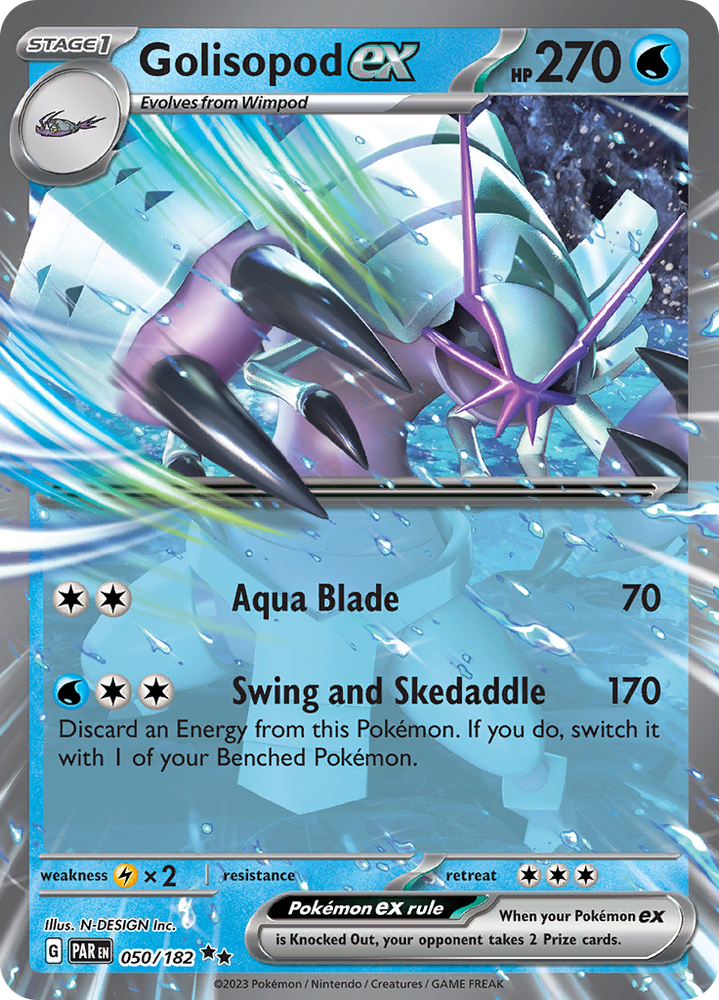 Pokemon | Golisopod ex (050/182) [Scarlet & Violet: Paradox Rift] | The Nerd Merchant