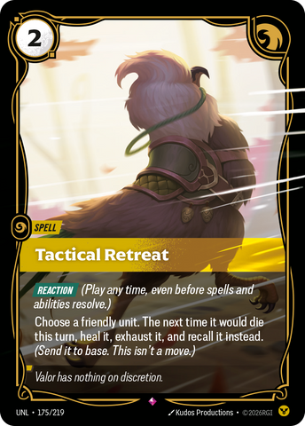 Tactical Retreat (Foil) - Unleashed (175/219)