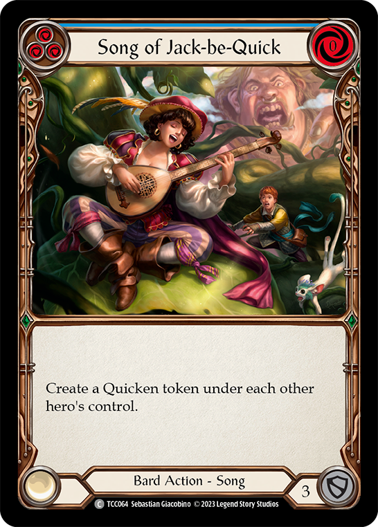 Flesh and Blood TCG | Song of Jack-be-Quick [TCC064] (Round the Table: TCC x LSS) | The Nerd Merchant