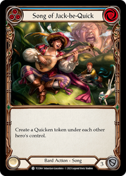 Flesh and Blood TCG | Song of Jack-be-Quick [TCC064] (Round the Table: TCC x LSS) | The Nerd Merchant