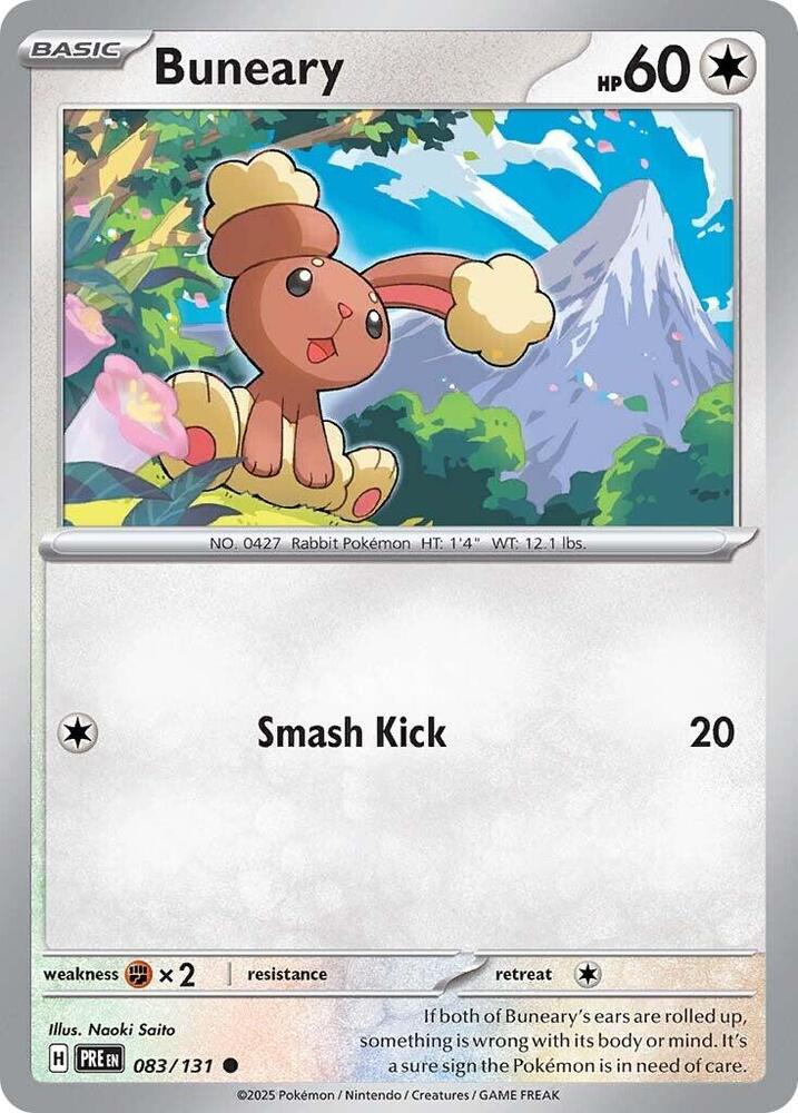 Pokemon | Buneary (083/131) [Scarlet & Violet: Prismatic Evolutions] | The Nerd Merchant