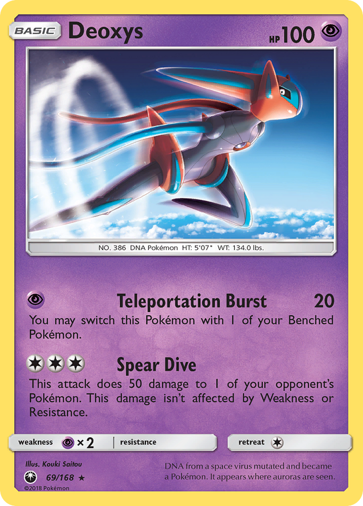 Pokemon | Deoxys (69/168) [Sun & Moon: Celestial Storm] | The Nerd Merchant
