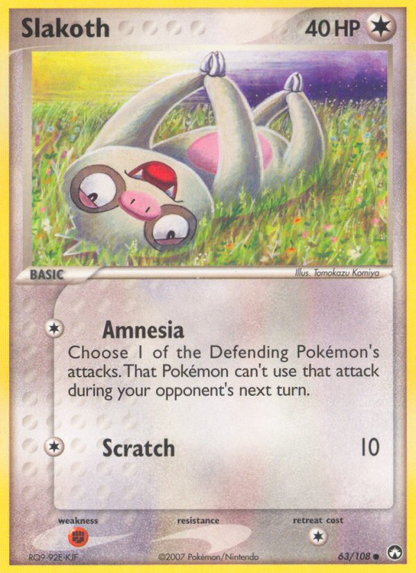 Pokemon | Slakoth (63/108) [EX: Power Keepers] | The Nerd Merchant