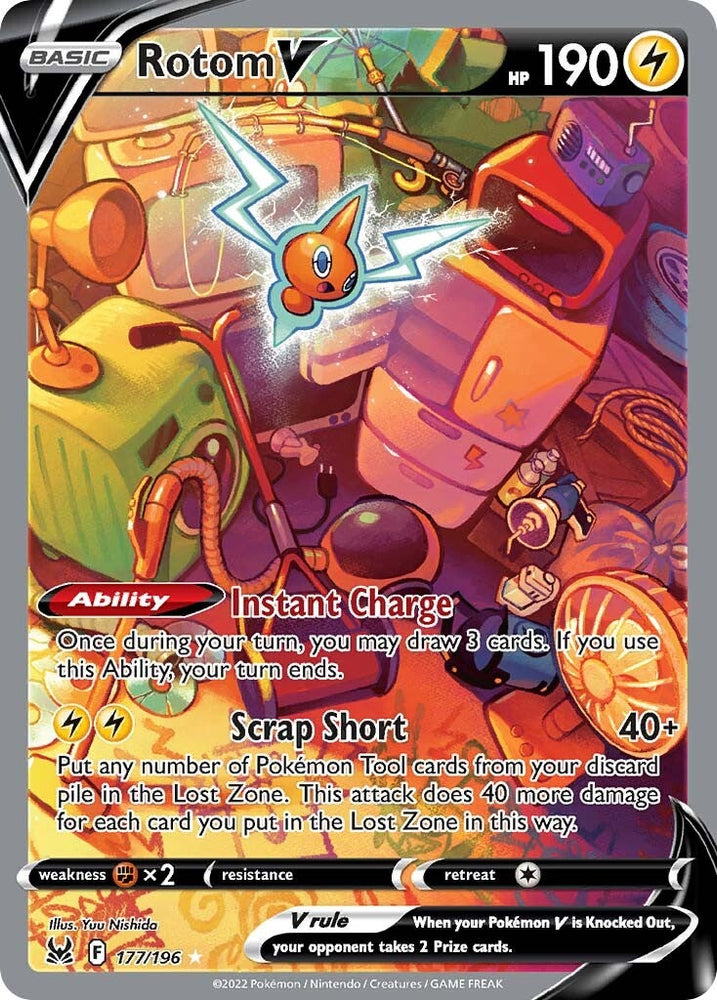 Pokemon | Rotom V (177/196) [Sword & Shield: Lost Origin] | The Nerd Merchant