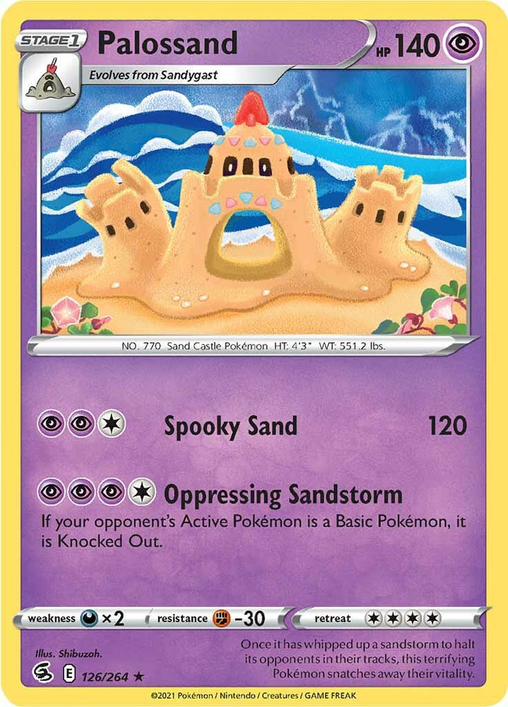 Pokemon | Palossand (126/264) [Sword & Shield: Fusion Strike] | The Nerd Merchant