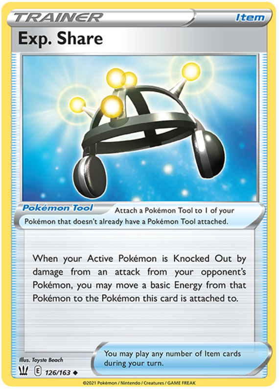 Pokemon | Exp. Share (126/163) [Sword & Shield: Battle Styles] | The Nerd Merchant
