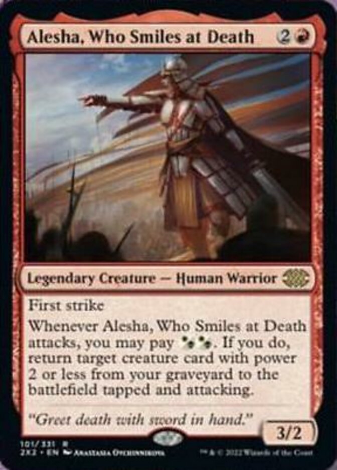 Magic | Alesha, Who Smiles at Death [Double Masters 2022] | The Nerd Merchant