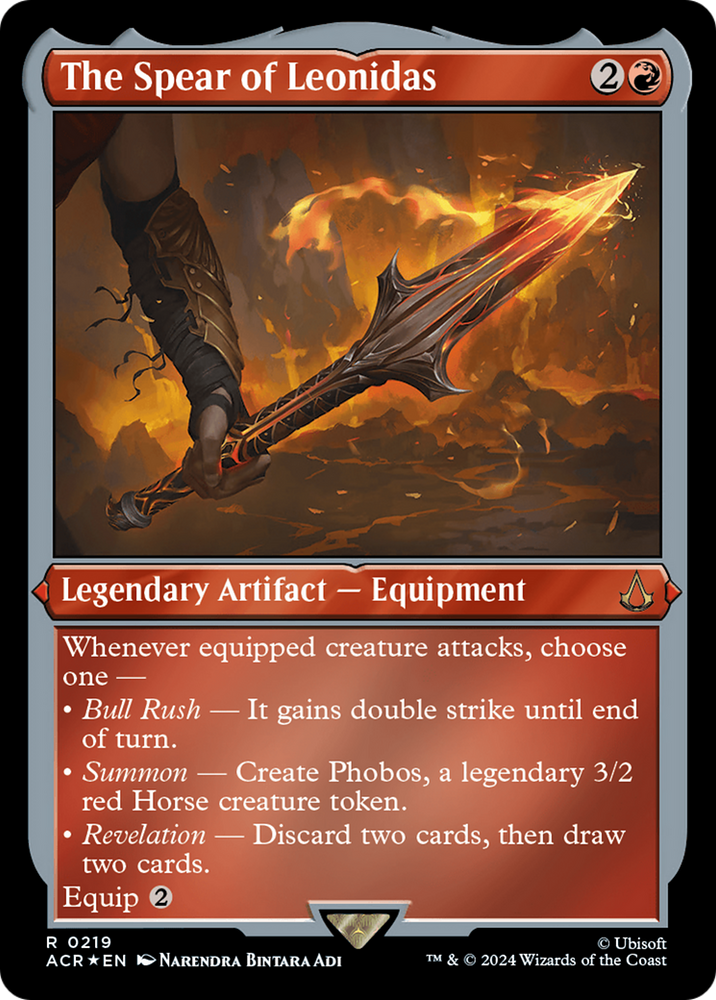 Magic | The Spear of Leonidas (Foil Etched) [Assassin's Creed] | The Nerd Merchant
