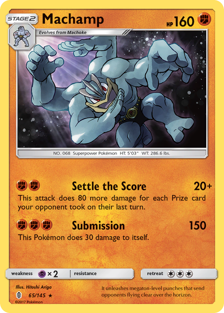 Pokemon | Machamp (65/145) [Sun & Moon: Guardians Rising] | The Nerd Merchant