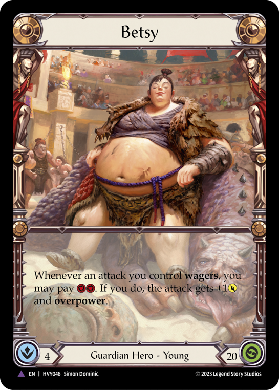 Flesh and Blood TCG | Betsy (Cold Foil) (Marvel) [HVY046] (Heavy Hitters)  Cold Foil | The Nerd Merchant