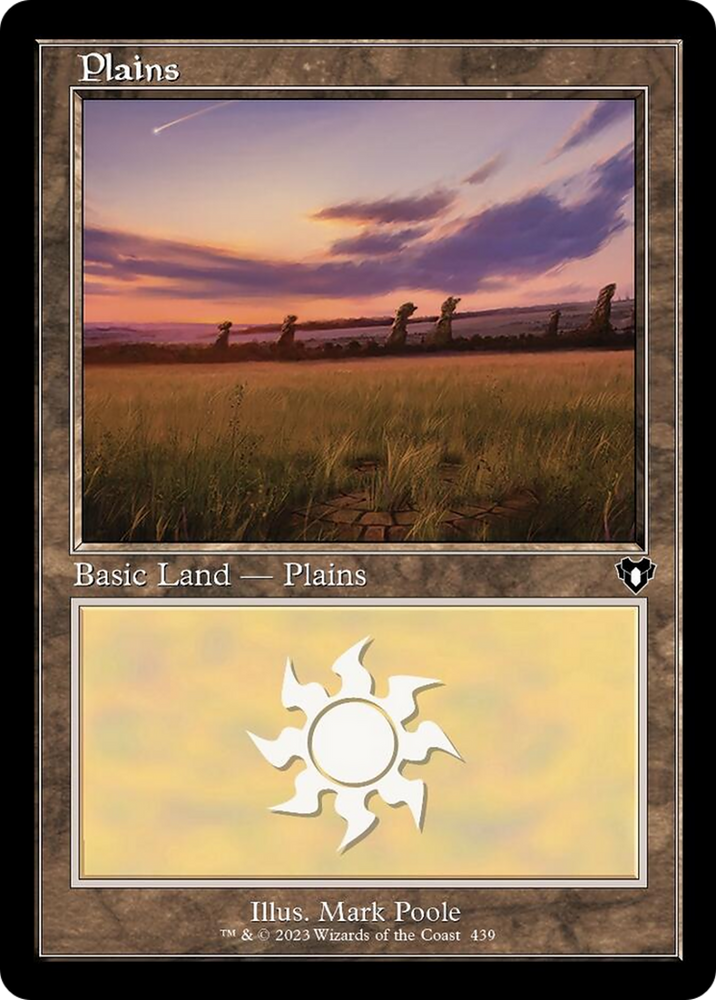 Magic | Plains (439) (Retro) [Commander Masters] | The Nerd Merchant