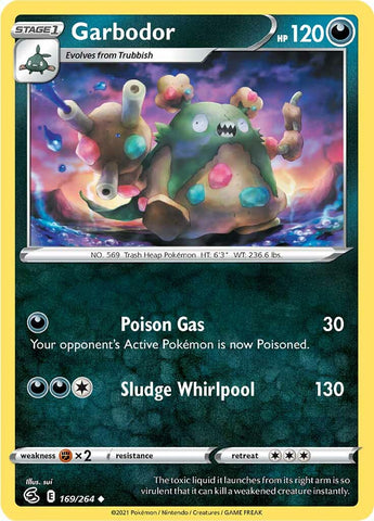 Pokemon | Garbodor (169/264) [Sword & Shield: Fusion Strike] | The Nerd Merchant