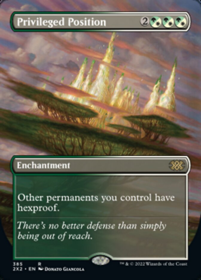 Magic | Privileged Position (Borderless Alternate Art) [Double Masters 2022] | The Nerd Merchant