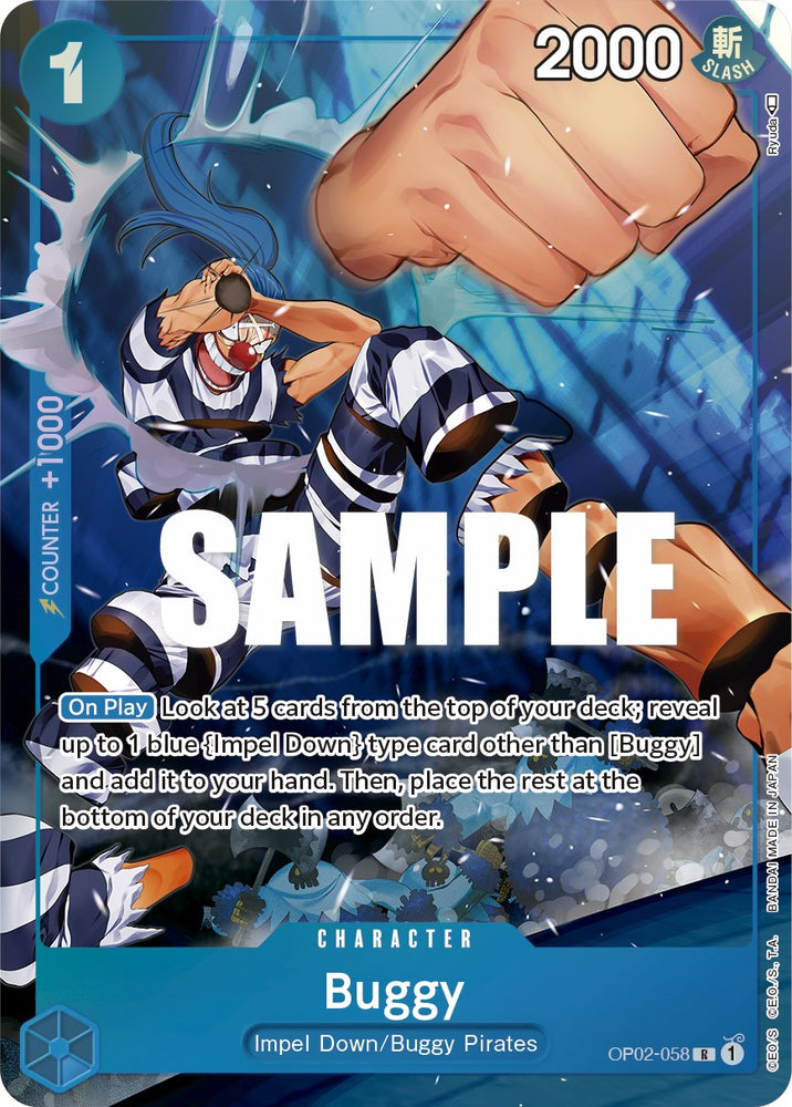 One Piece | Buggy (Alternate Art) [Paramount War] | The Nerd Merchant