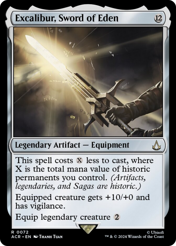 Magic | Excalibur, Sword of Eden [Assassin's Creed] | The Nerd Merchant