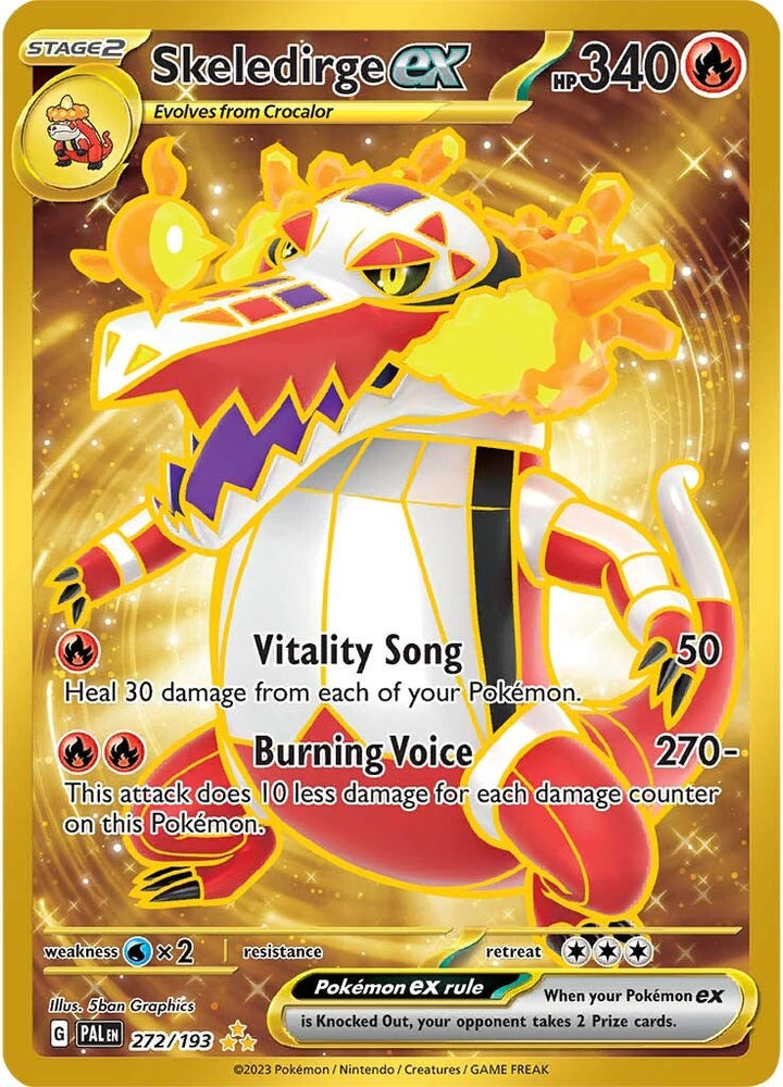 Pokemon | Skeledirge ex (272/193) [Scarlet & Violet: Paldea Evolved] | The Nerd Merchant